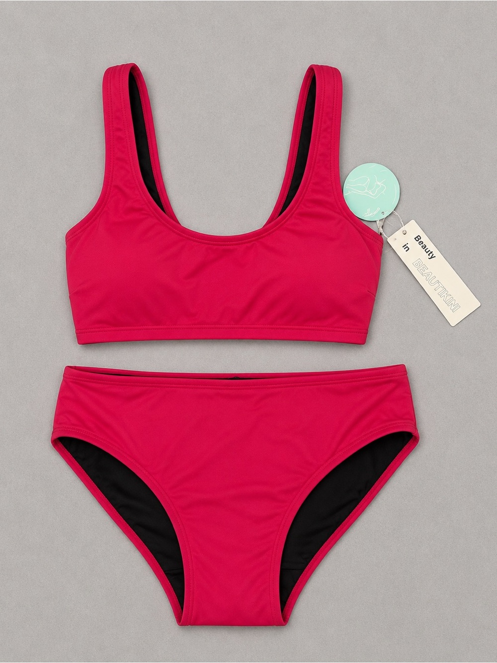 NWT - Beautikini Two Piece Bikini Set - Size XXS Swimsuit